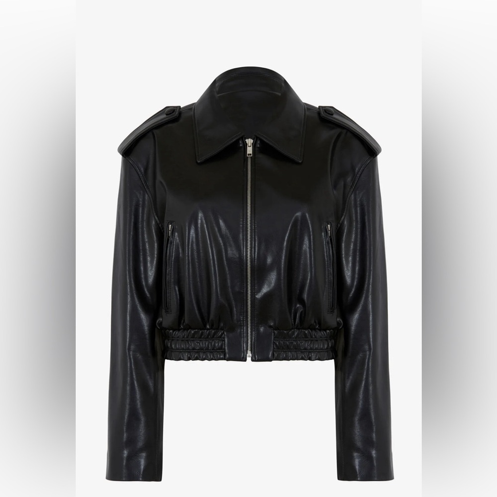 The Frankie Shop Kaia Cropped Bomber SZ L